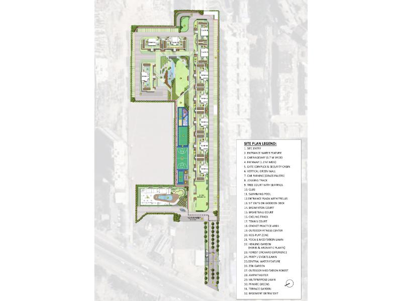 Vamana Arvindam Zirakpur Site plan