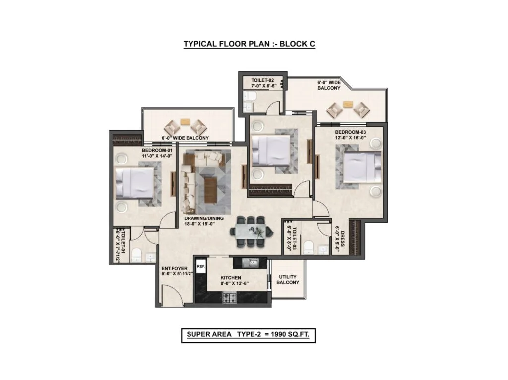 The Medallion Aurum Floor Plans