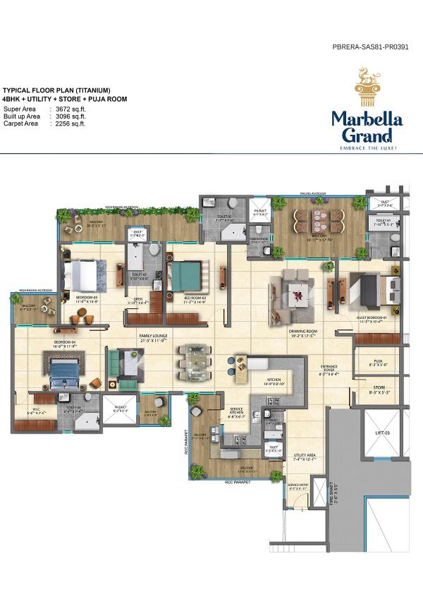 SRG Marbella Grand Floor Plan