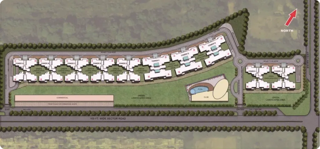 The Medallion Aurum Site Map